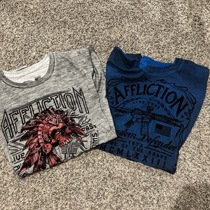 Affliction Tshirt bundle